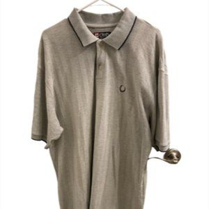 Chaps Ralph Lauren Polo Shirt Sz XXL Short Sleeves 100% Cotton Gray